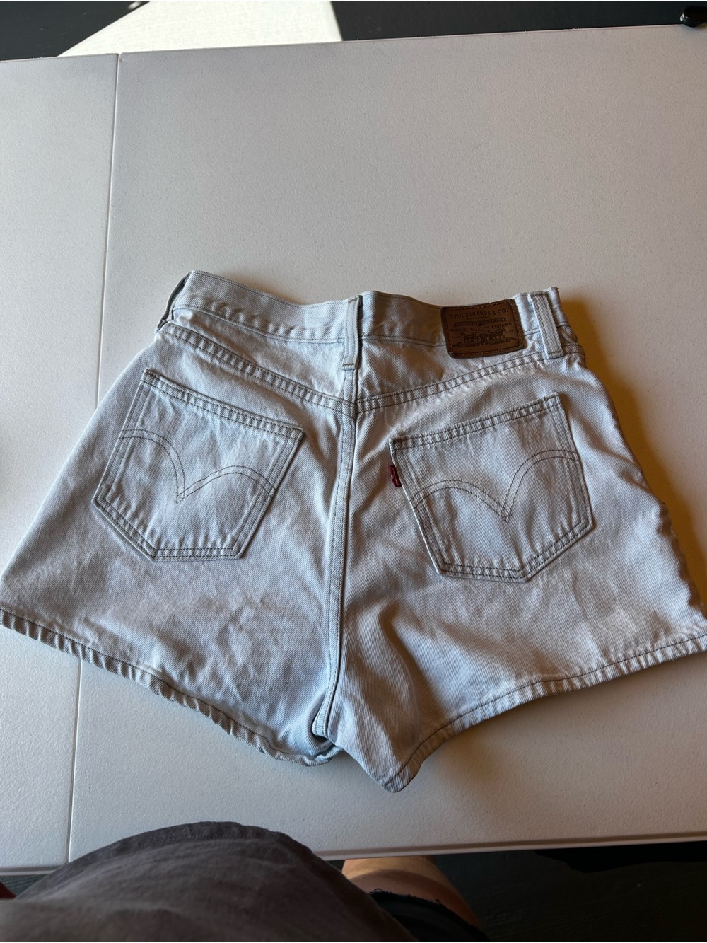 Vintage Levi's Light Wash High-Rise Denim Shorts